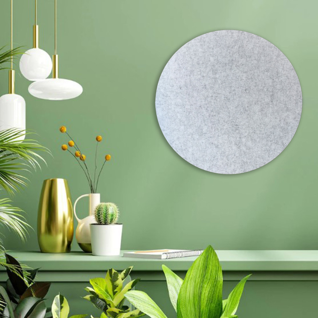 ROUND POLYESTER PINBOARD | 600mm | Marble image 0
